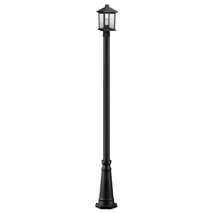 Z-Lite Lighting 531PHMR-519P-BK Modern Portland Outdoor Black
