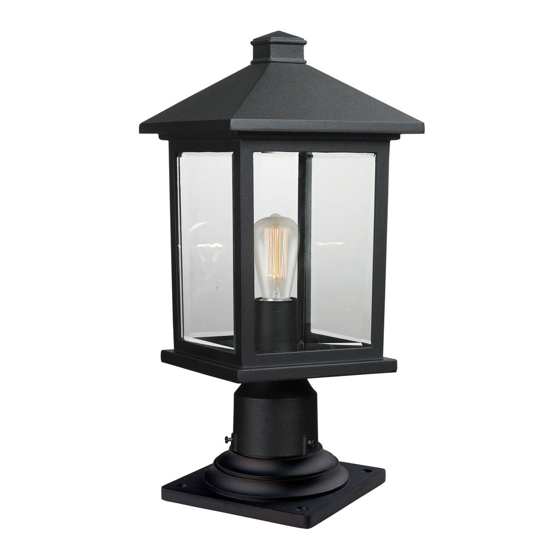 Z-Lite Lighting 531PHMR-533PM-BK Modern Portland Outdoor Black