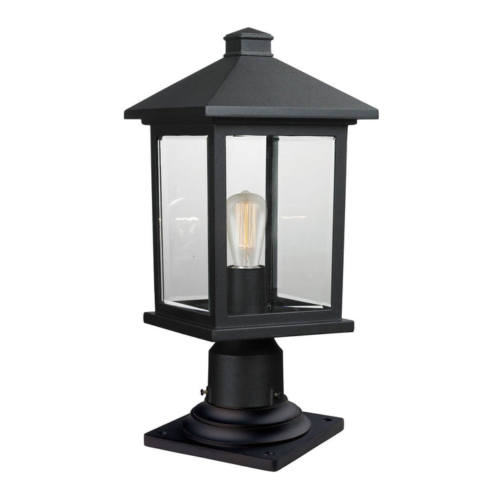 Z-Lite Lighting 531PHMR-533PM-BK Modern Portland Outdoor Black