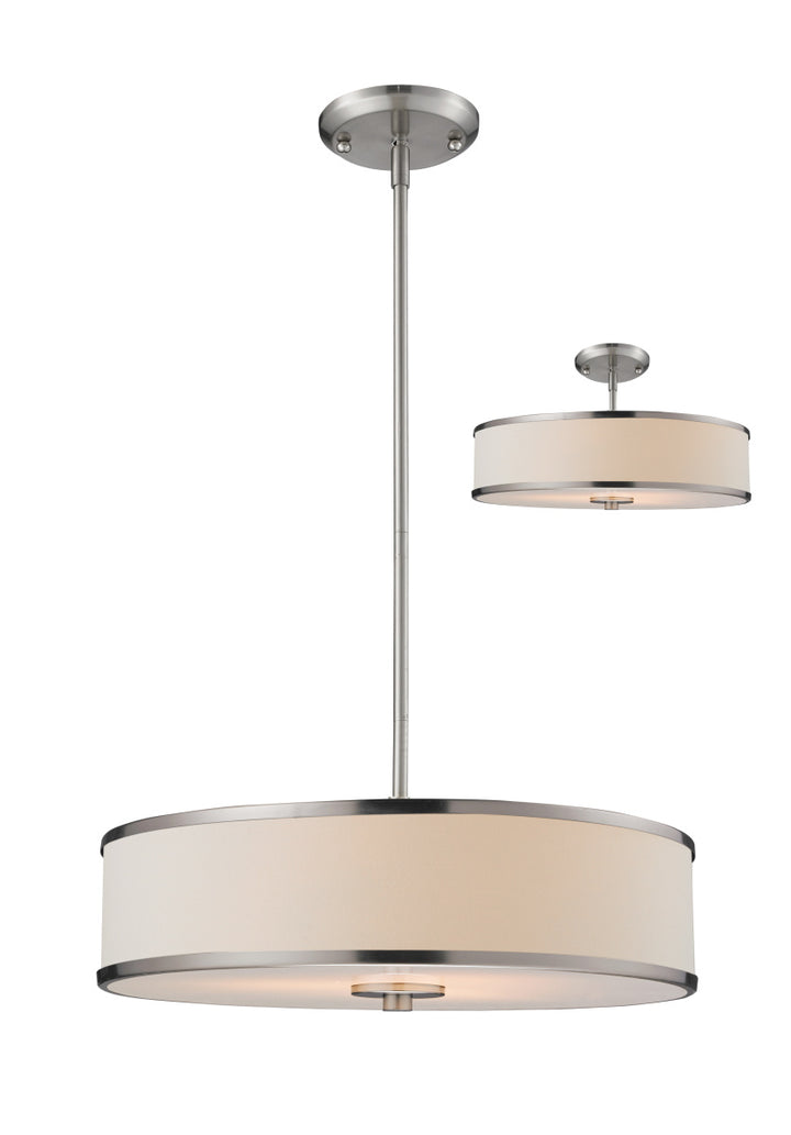 Z-Lite Cameo 183-20 Pendant Light - Brushed Nickel