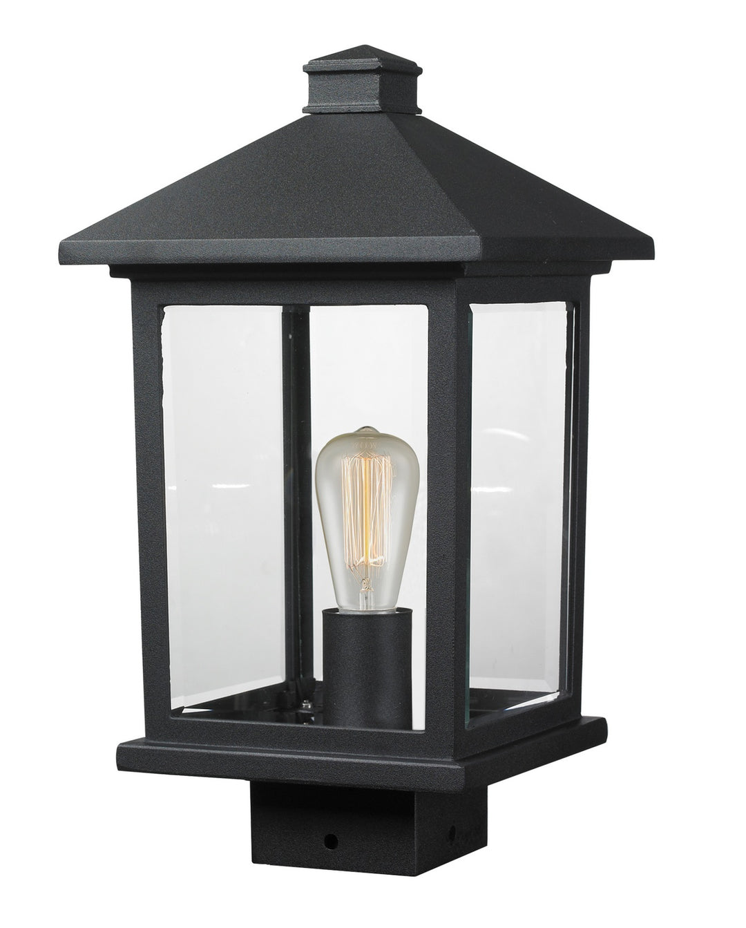 Z-Lite Lighting 531PHMS-BK  Portland Outdoor Black