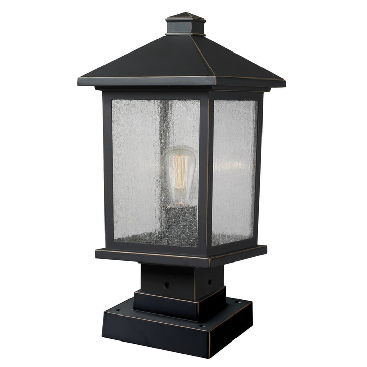 Z-Lite Lighting 531PHMS-SQPM-ORB  Portland Outdoor Oil Rubbed Bronze