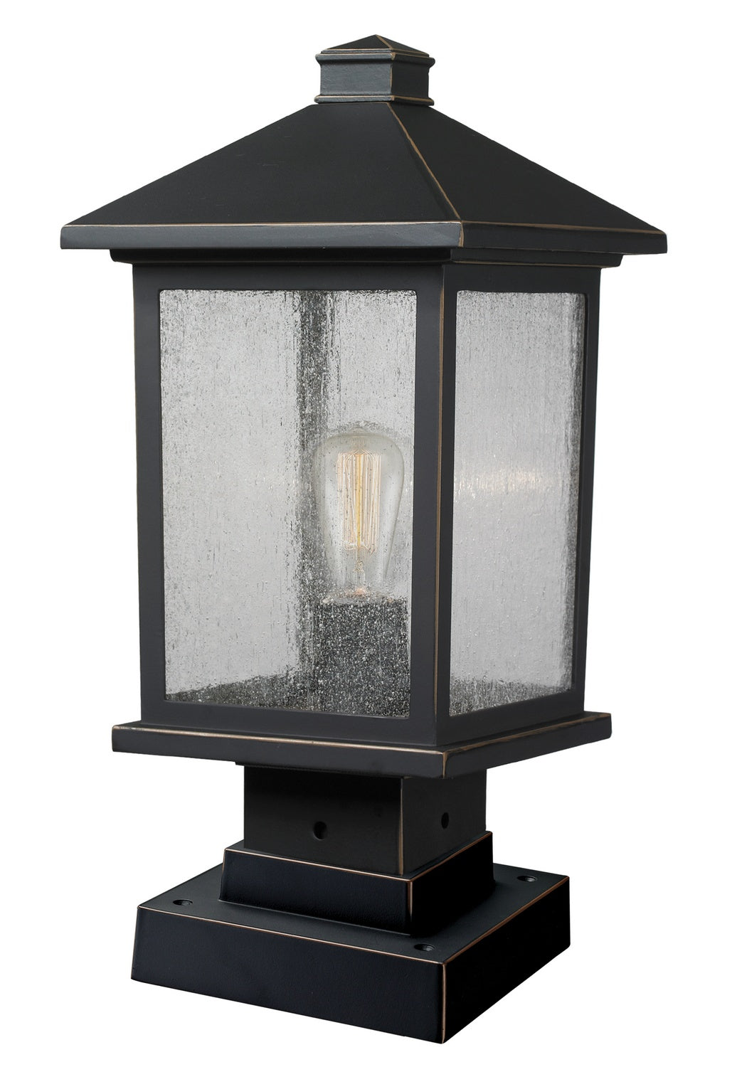 Z-Lite Lighting 531PHMS-SQPM-ORB  Portland Outdoor Oil Rubbed Bronze