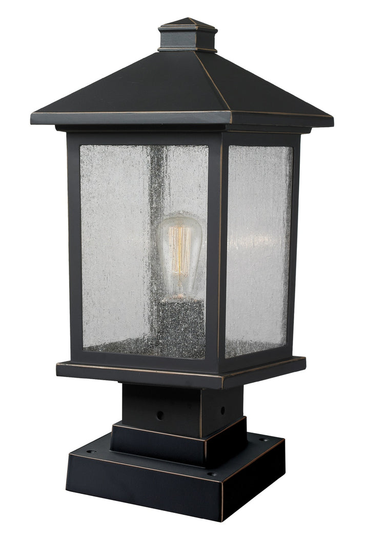 Z-Lite Lighting 531PHMS-SQPM-ORB  Portland Outdoor Oil Rubbed Bronze