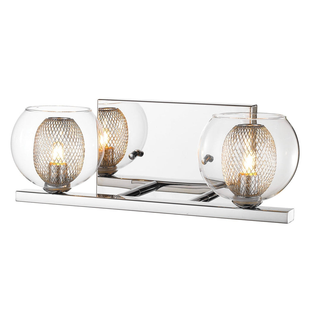 Z-Lite Auge 905-2V Bath Vanity Light 14 in. wide - Chrome