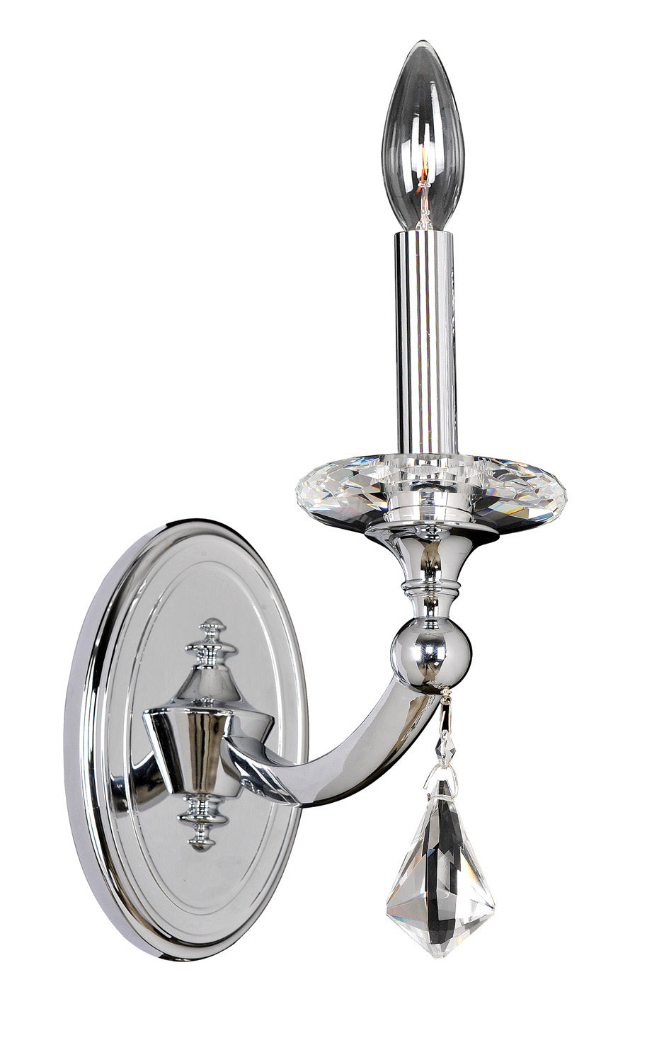 Allegri Floridia 012121-010-FR001 Wall Sconce Light - Chrome