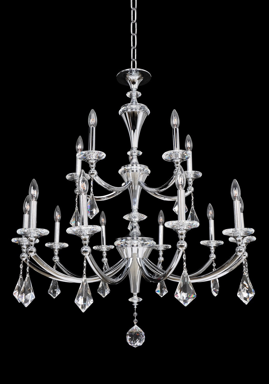 Allegri Floridia 012173-010-FR001 Chandelier Light - Chrome