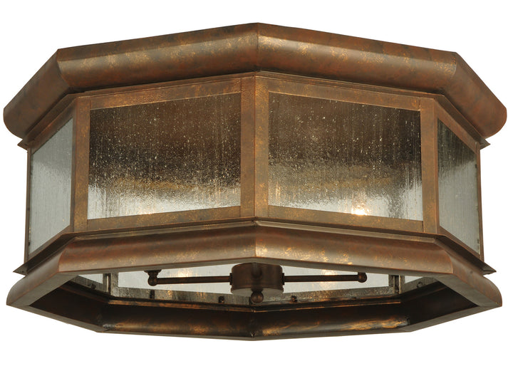 Meyda Tiffany Manchester 127123 Ceiling Light - Red Rust,Wrought Iron