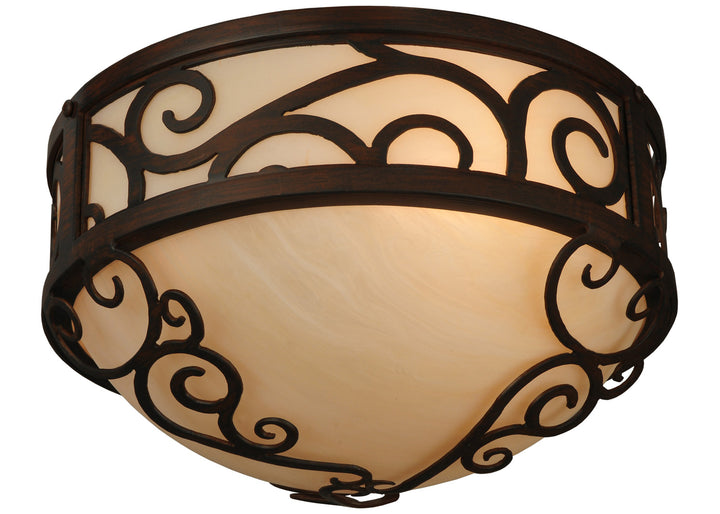 Meyda Tiffany Lilliana 127259 Ceiling Light - Red Rust