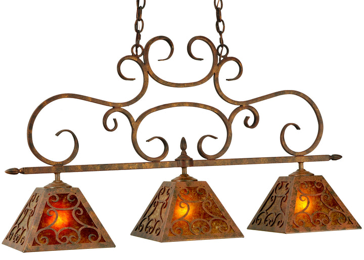Meyda Tiffany Bandolei 127374 Pendant Light - Red Rust, Custom