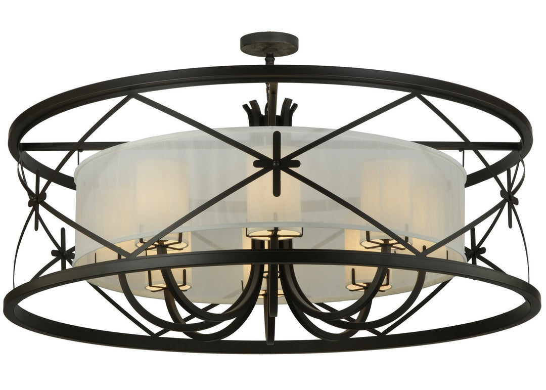 Meyda Tiffany Penelope 127395 Ceiling Light - Oil Rubbed Bronze