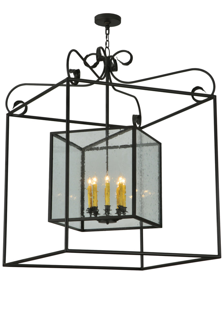 Meyda Tiffany Lighting 127430 Kitzi Eight Light Pendant Decor Bronze / Dark