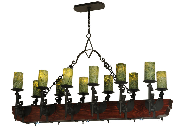 Meyda Tiffany Tudor 127484 Pendant Light - Wrought Iron