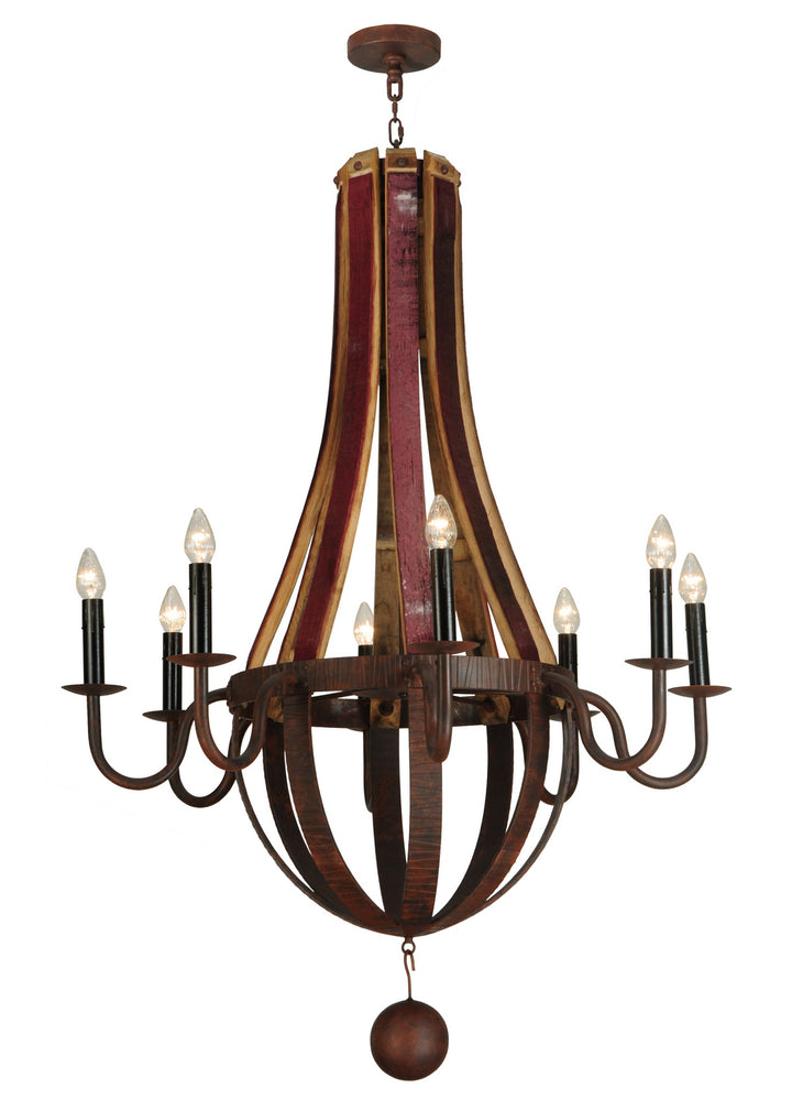 Meyda Tiffany Barrel Stave 127589 Chandelier Light - Rust,Custom