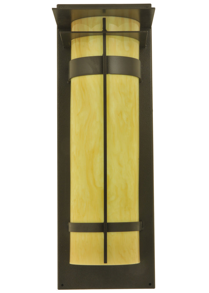 Meyda Tiffany Lighting 127906 Durrant Led Wall Sconce Outdoor Bronze / Dark