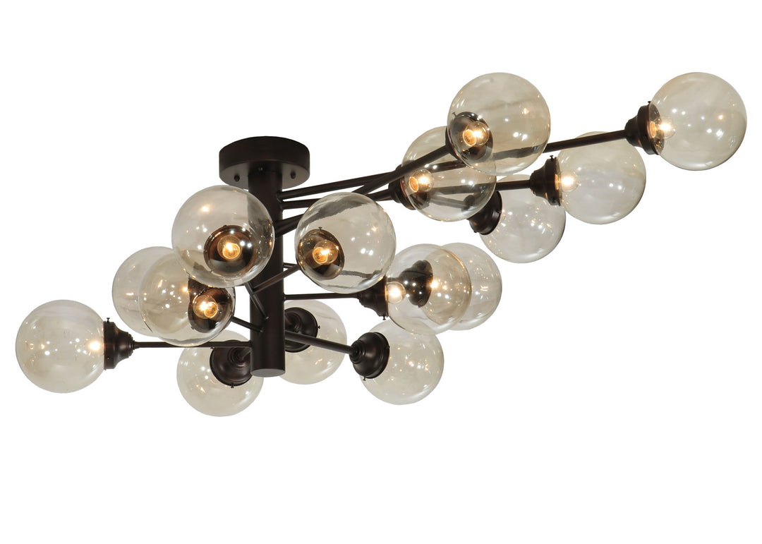 Meyda Tiffany Galaxy 127937 Ceiling Light - Mahogany Bronze