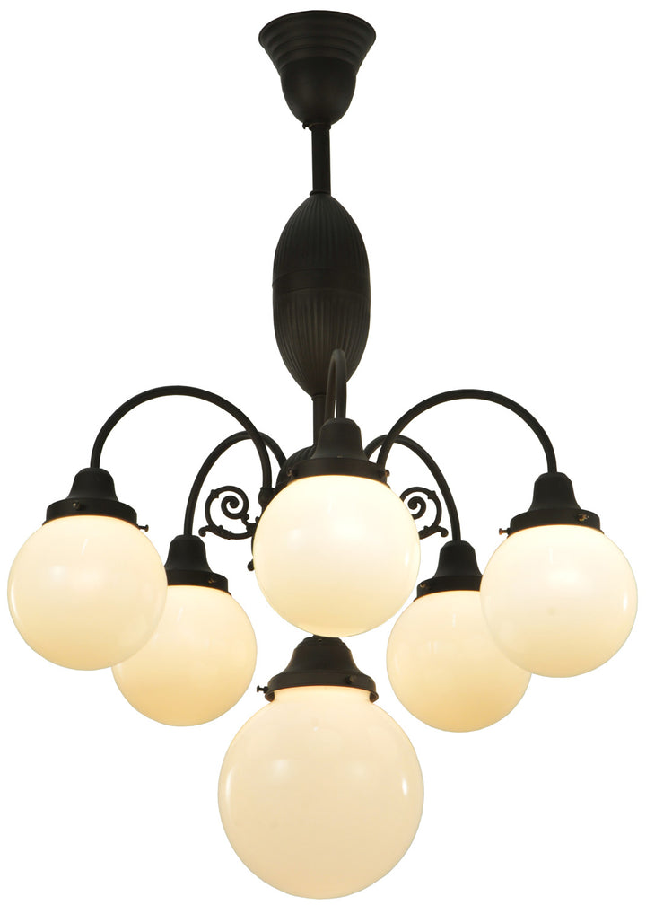 Meyda Tiffany Lafayette 128360 Chandelier Light - Oil Rubbed Bronze