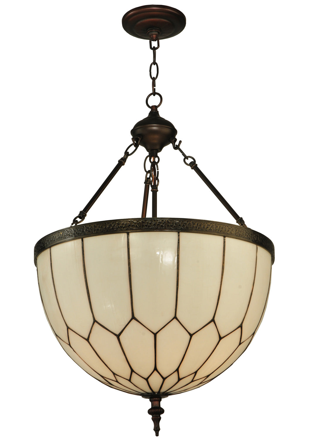 Meyda Tiffany Vincent 128612 Pendant Light - Craftsman Brown