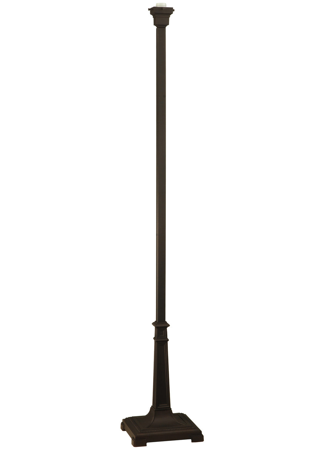 Meyda Tiffany Lighting 128907 Mission One Light Torchiere Utility Light Bronze / Dark