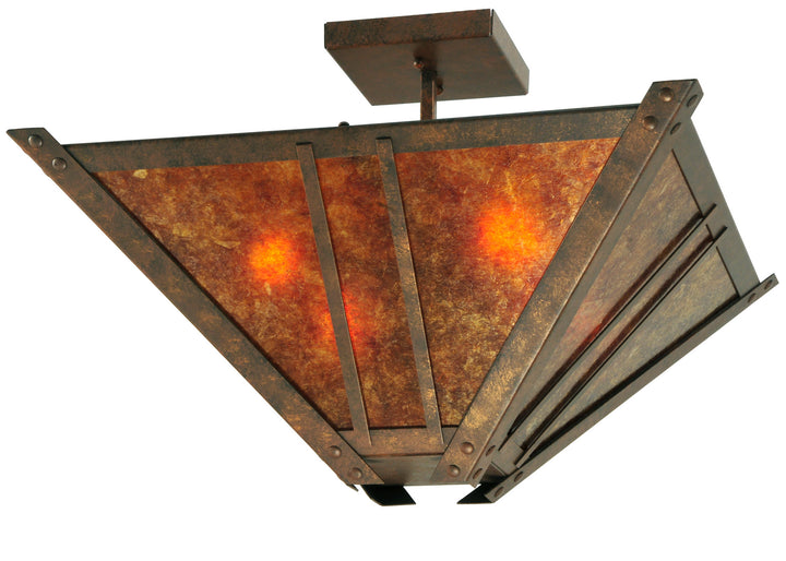 Meyda Tiffany Arta 129144 Ceiling Light - Rust,Custom