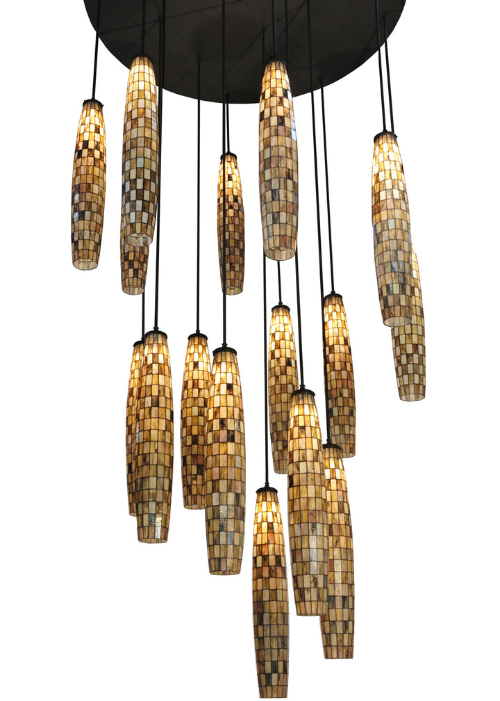 Meyda Tiffany Checkers 129270 Pendant Light - Timeless Bronze