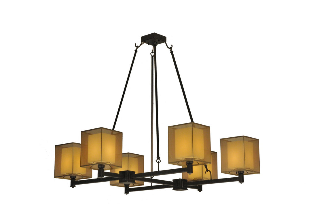 Meyda Tiffany Horizon Bay 129378 Chandelier Light - Mahogany Bronze