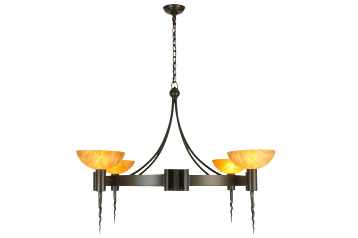 Meyda Tiffany Kuberic 130163 Chandelier Light - Timeless Bronze