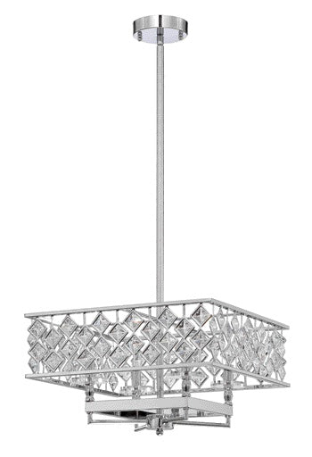 Kendal Milano PF60-4L16-CH Pendant Light - Chrome