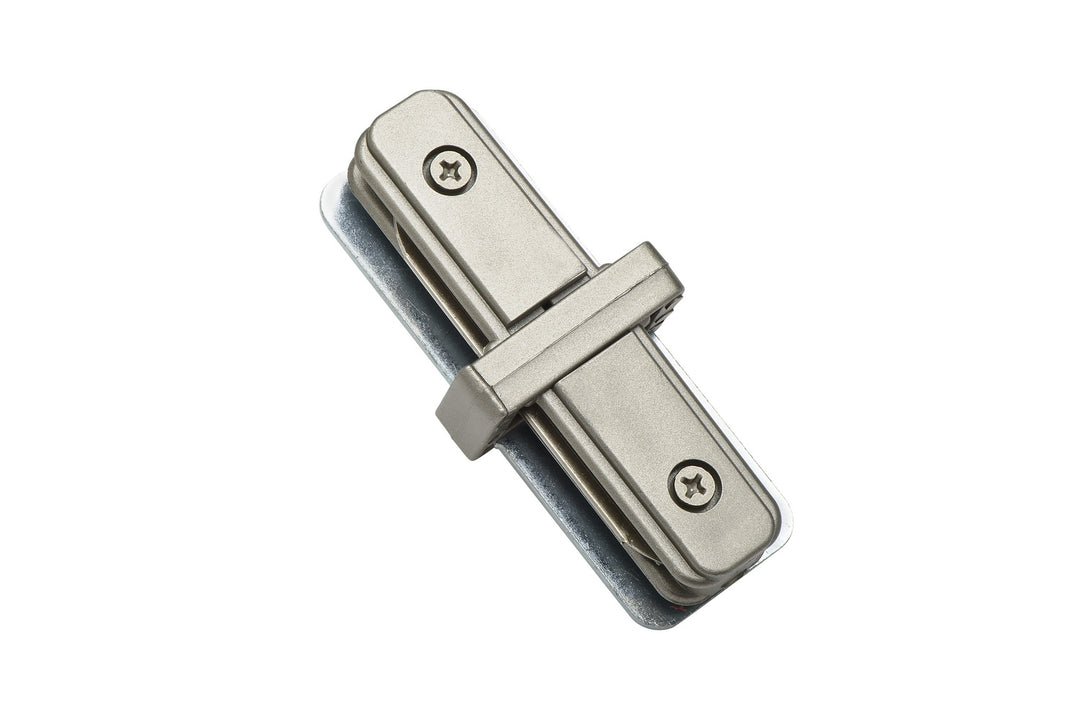 Kendal Lighting TA002-BST Track Accessory Straight Joiner Track Connector Track Light Pewter, Nickel, Silver