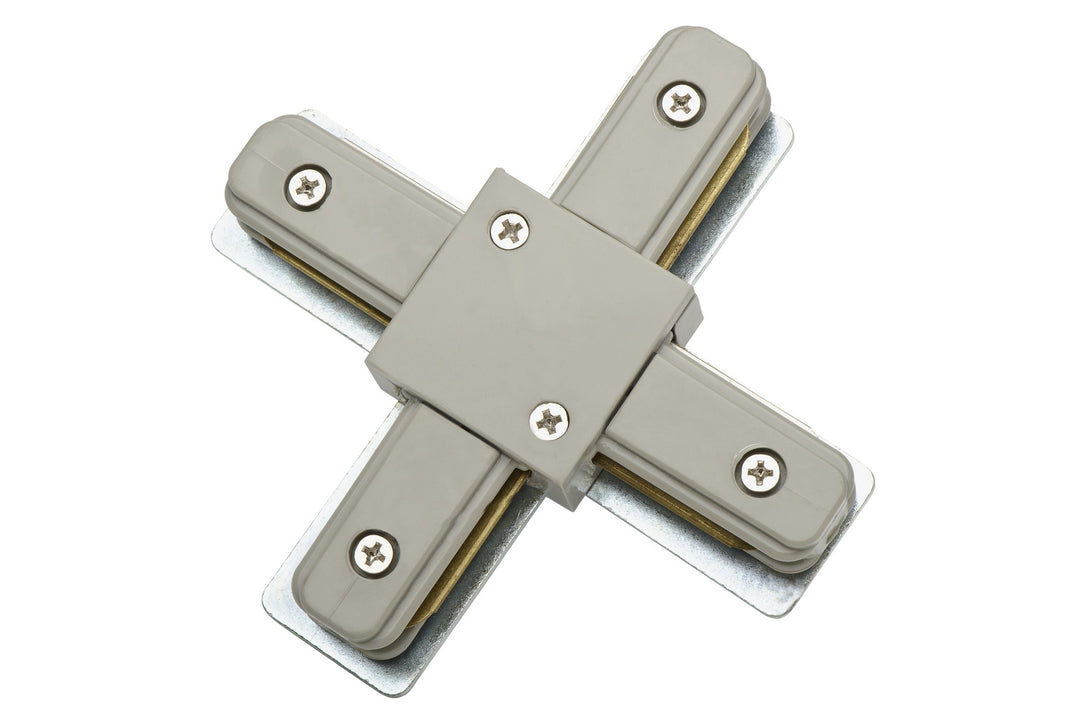 Kendal Lighting TA005-BST Track Accessory Joiner Track Connector Track Light Pewter, Nickel, Silver
