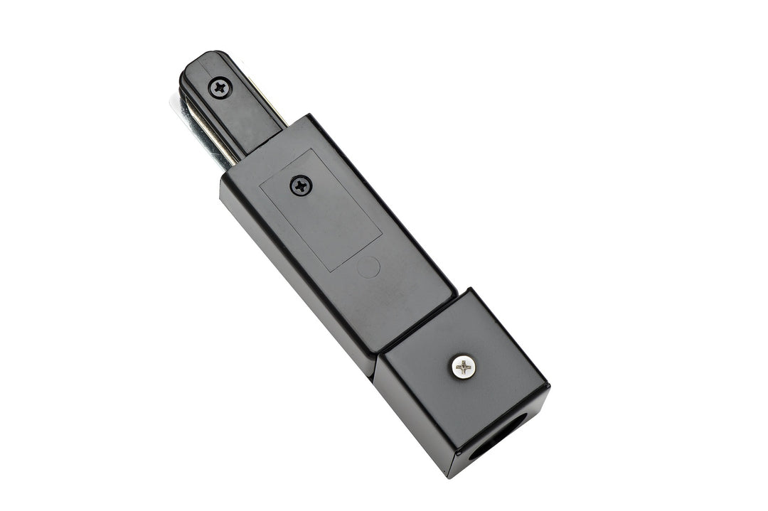 Kendal Lighting TA006-DF-BLK Track Accessory Dual End Feed Track Track Light Black