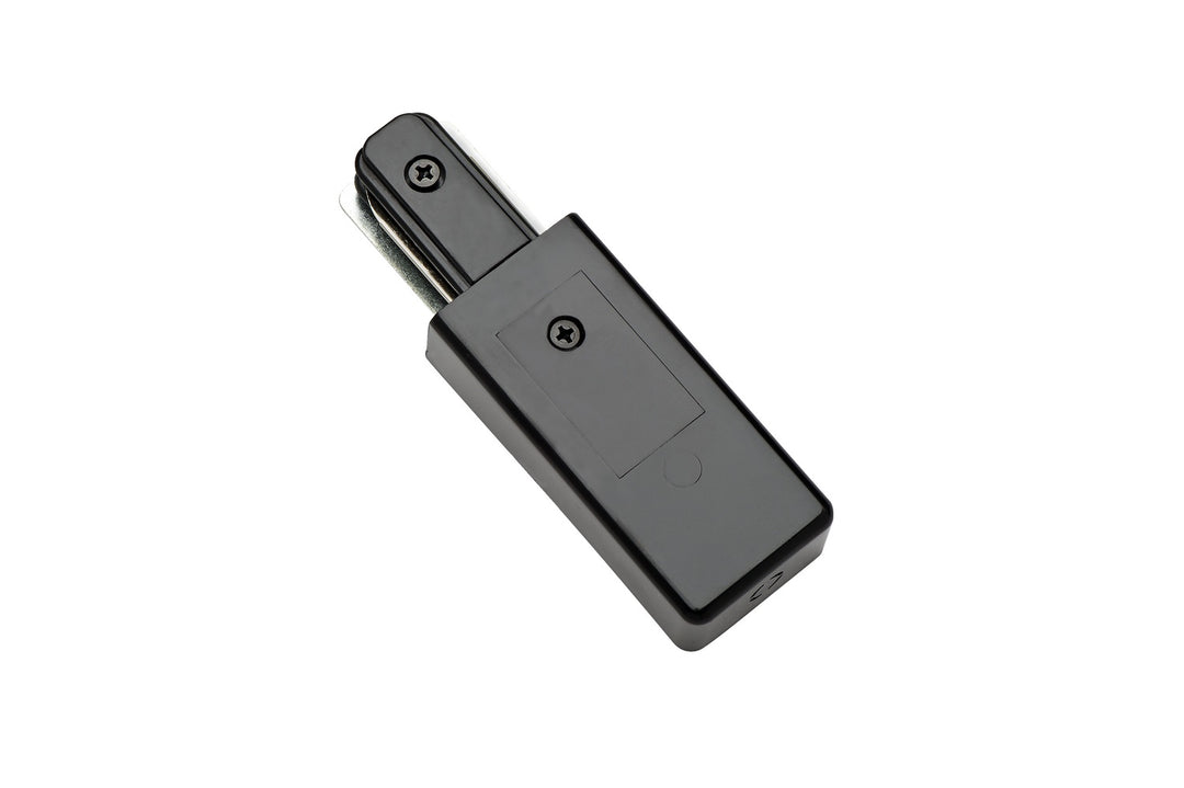 Kendal Lighting TA006-SF-BLK Track Accessory One End Feed Track Track Light Black