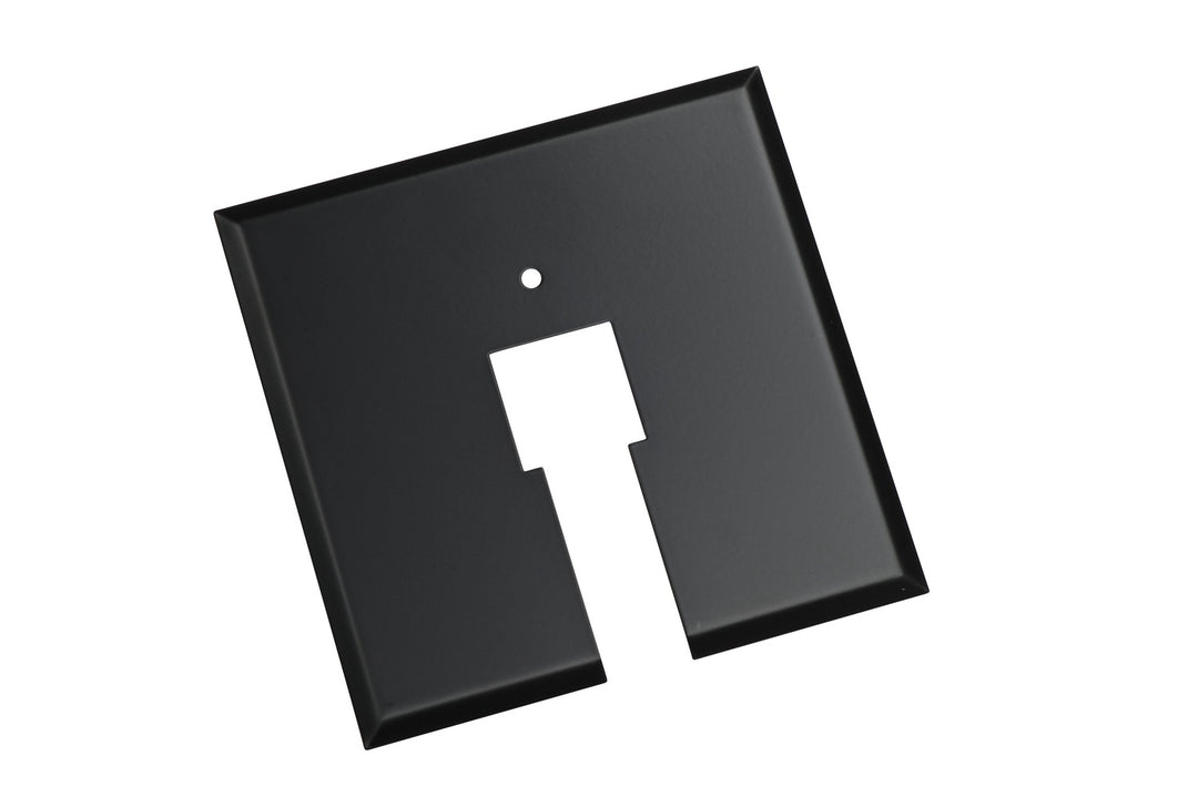 Kendal Lighting TA007-BLK Track Accessory Cover Plate Track Accessory Track Light Black