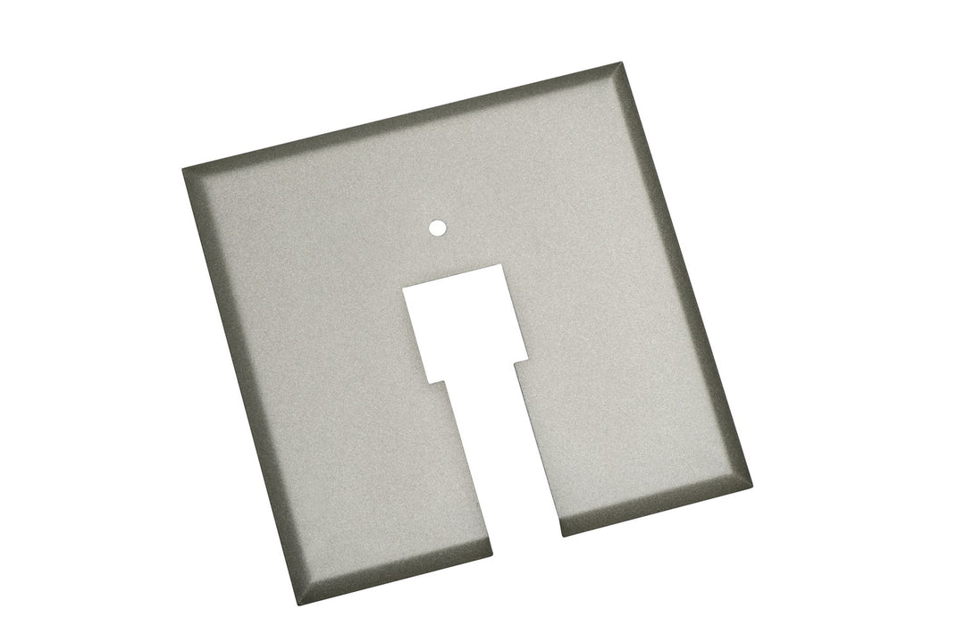 Kendal Lighting TA007-BST Track Accessory Cover Plate Track Accessory Track Light Pewter, Nickel, Silver