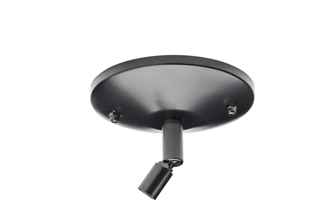 Kendal Lighting TA014-SW-BLK Track Accessory Swivel Canopy For Stem Kit Track Light Black
