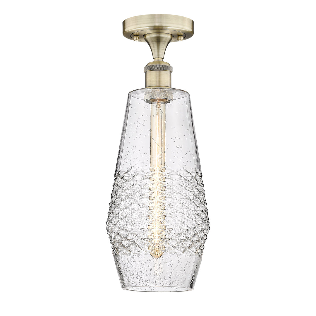 Innovations Edison 616-1F-AB-G684-7 Ceiling Light - Antique Brass