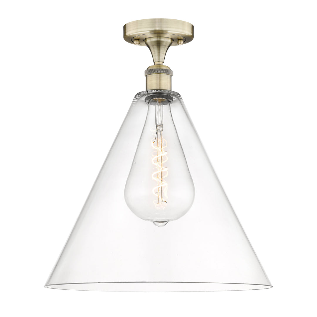 Innovations Edison 616-1F-AB-GBC-162 Ceiling Light - Antique Brass