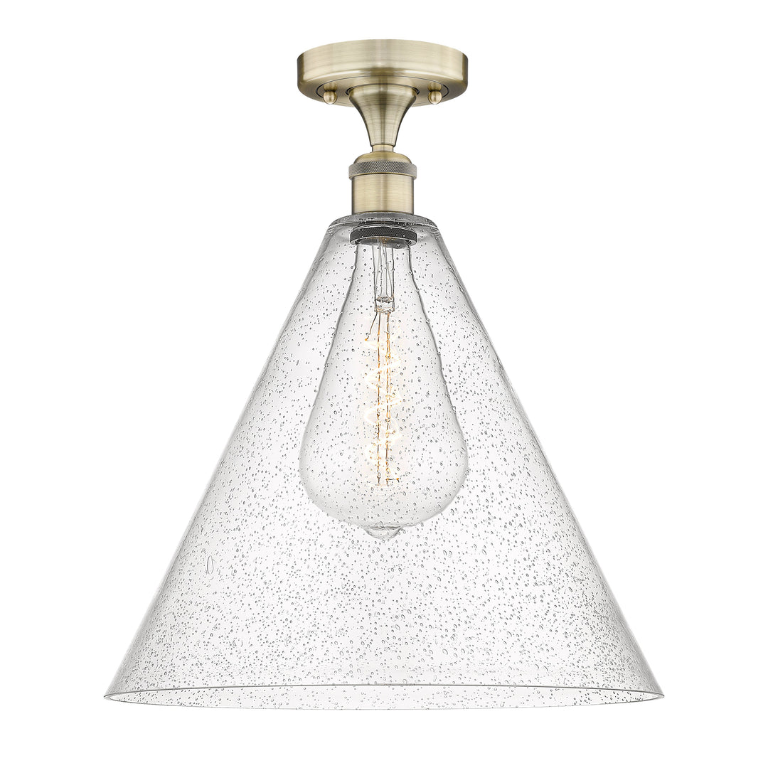 Innovations Edison 616-1F-AB-GBC-164 Ceiling Light - Antique Brass