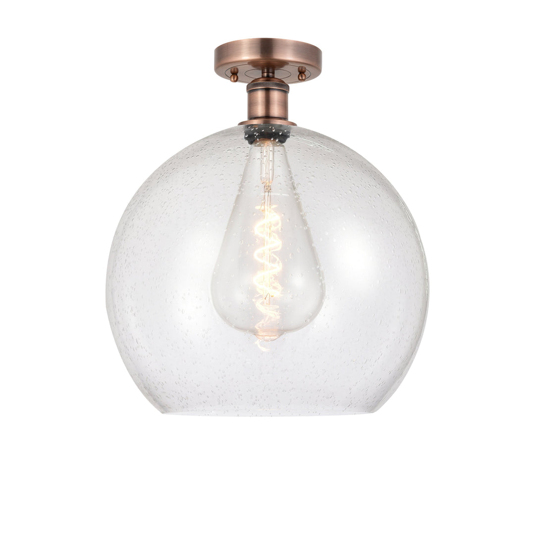 Innovations Edison 616-1F-AC-G124-14 Ceiling Light - Antique Copper