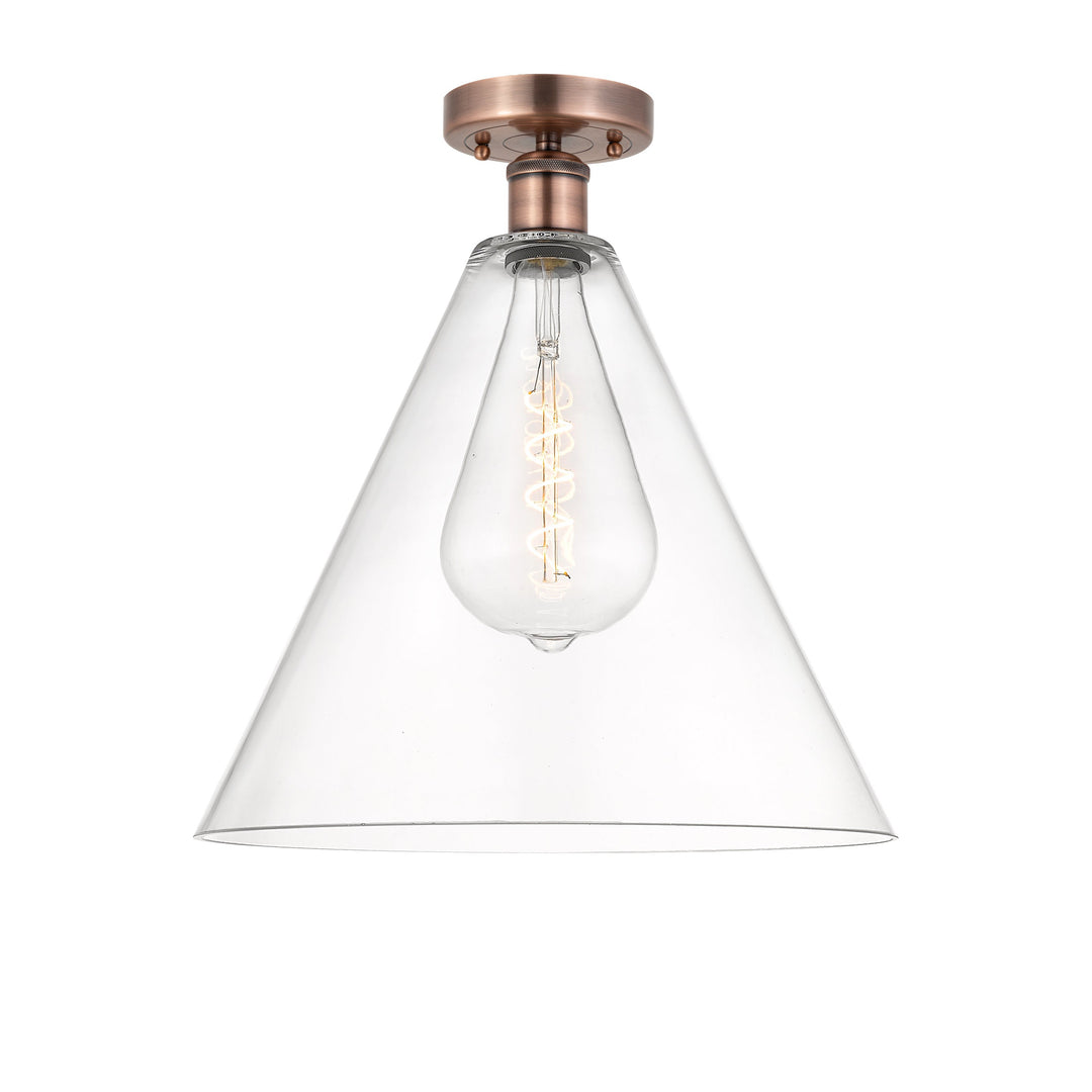 Innovations Edison 616-1F-AC-GBC-162 Ceiling Light - Antique Copper