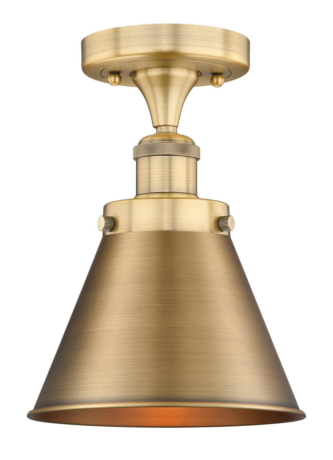 Innovations Franklin Restoration 616-1F-BB-M13-BB Ceiling Light - Brushed Brass