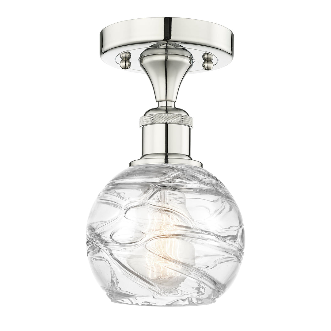 Innovations Edison 616-1F-PN-G1213-6 Ceiling Light - Polished Nickel