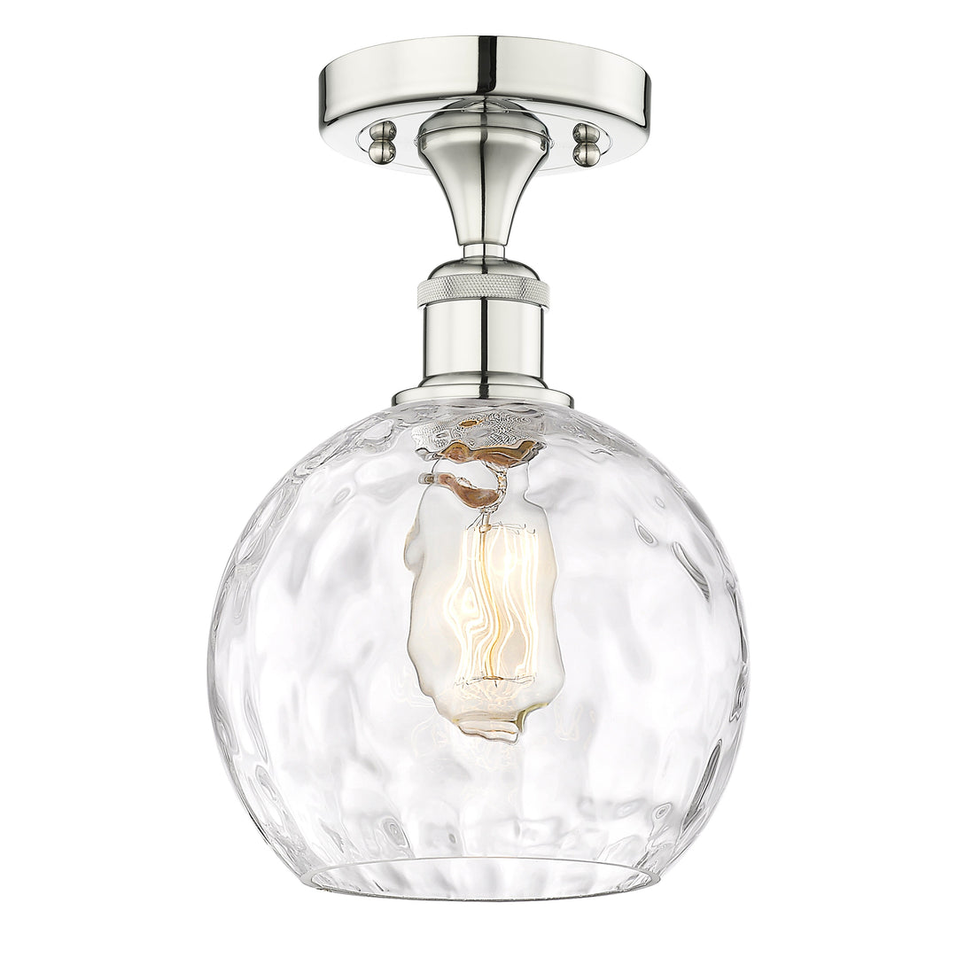 Innovations Edison 616-1F-PN-G1215-8 Ceiling Light - Polished Nickel