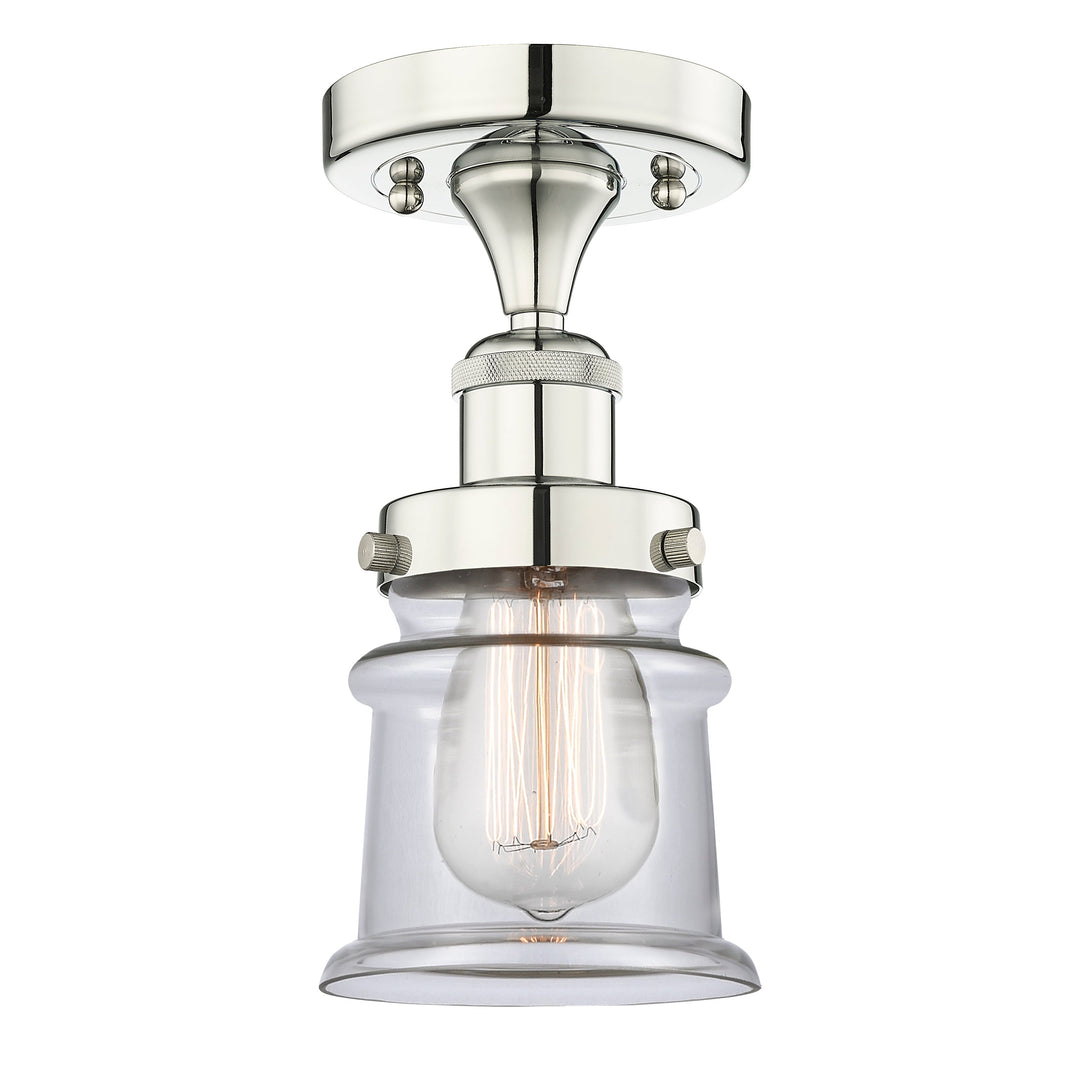 Innovations Edison 616-1F-PN-G182S Ceiling Light - Polished Nickel