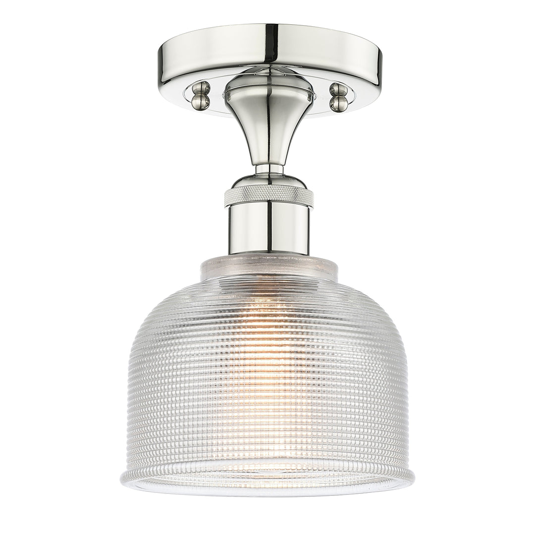 Innovations Edison 616-1F-PN-G412 Ceiling Light - Polished Nickel