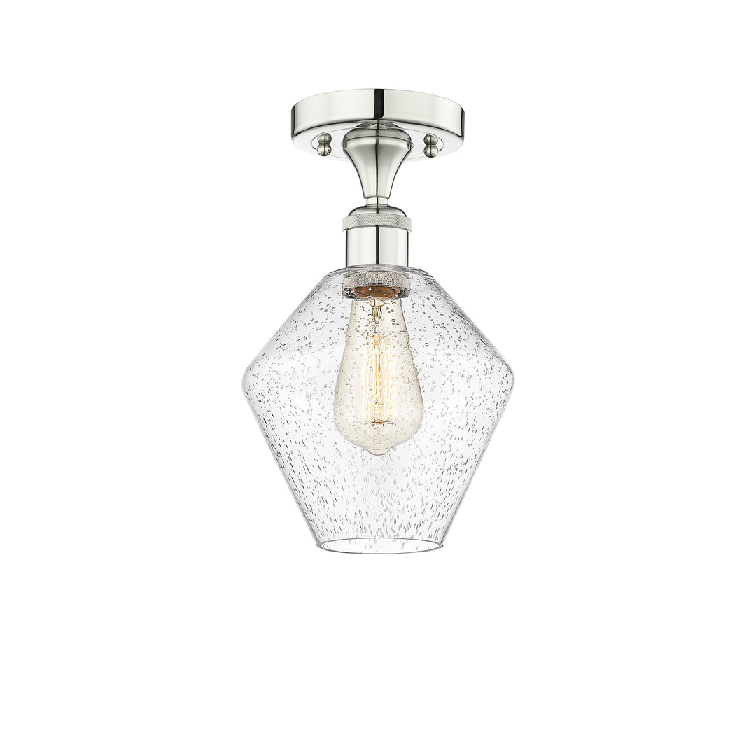 Innovations Edison 616-1F-PN-G654-8 Ceiling Light - Polished Nickel