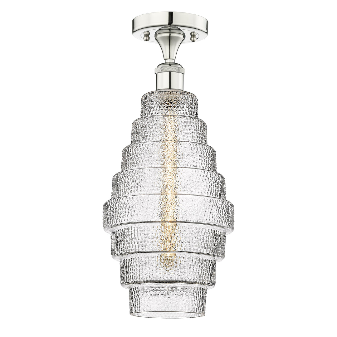 Innovations Edison 616-1F-PN-G672-8 Ceiling Light - Polished Nickel