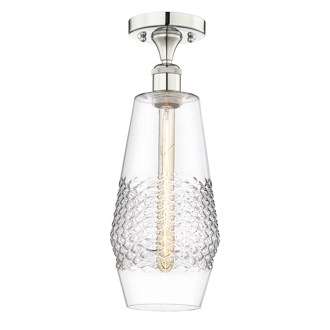 Innovations Edison 616-1F-PN-G682-7 Ceiling Light - Polished Nickel