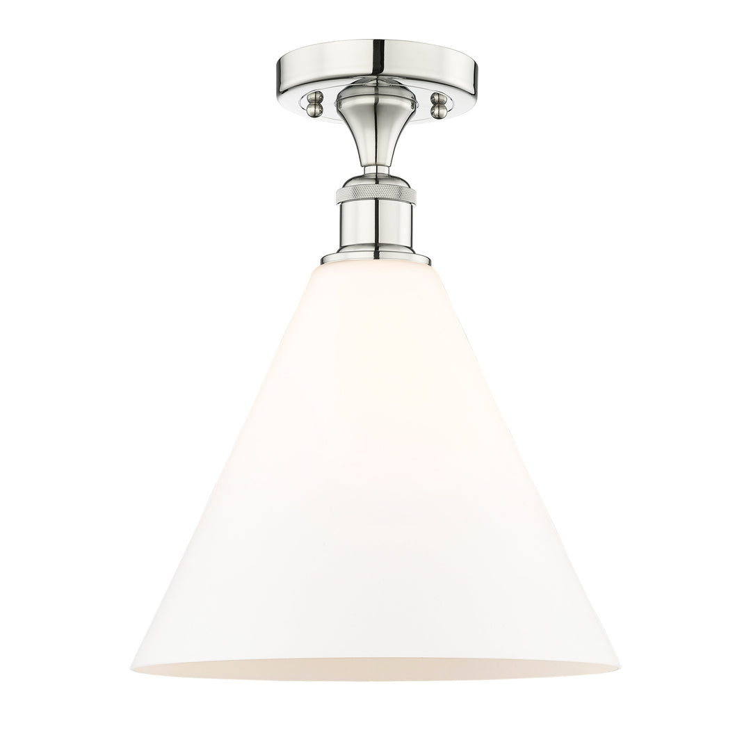 Innovations Edison 616-1F-PN-GBC-121 Ceiling Light - Polished Nickel