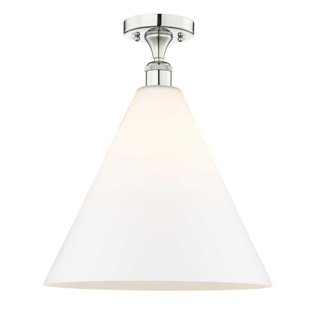 Innovations Edison 616-1F-PN-GBC-161 Ceiling Light - Polished Nickel